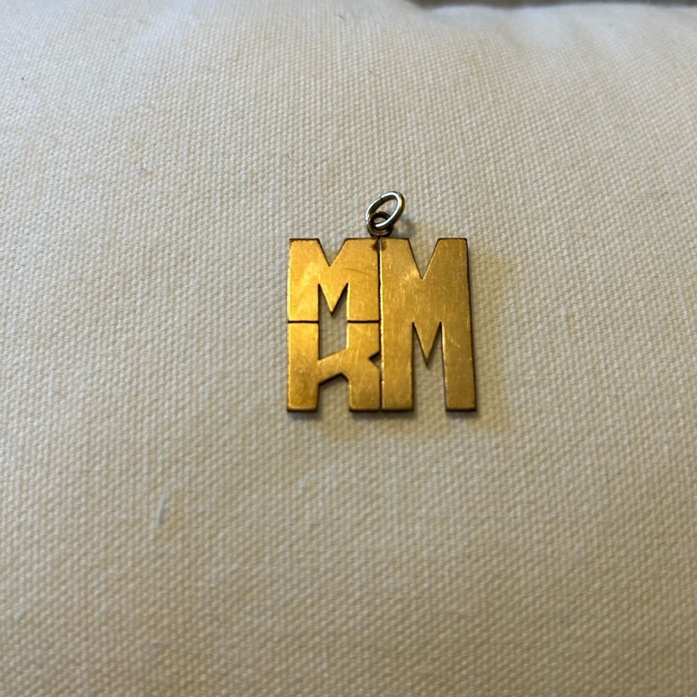 Gold Initial Pendant